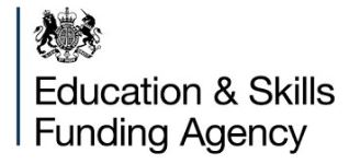 Education and Skills Funding Agency